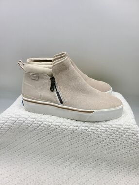 Keds Slip-On Sneakers in Cream and Black